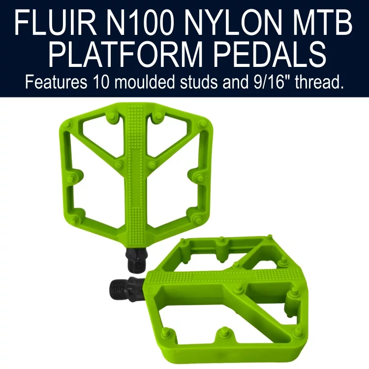 Fluir Platform Pedals 10 Stud (Various colours) - Image 2